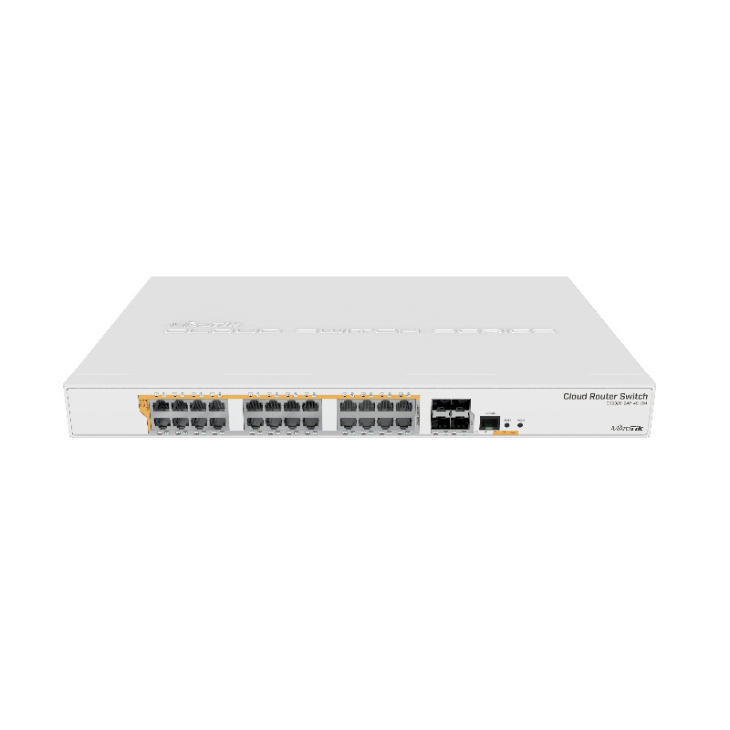 switch mikrotik crs328-24p-4s+rm cloud router 800mhz, 512mb,