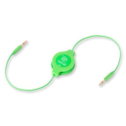 cavo jack retrak 3.5mm per mp3 verde [eucable35gn]