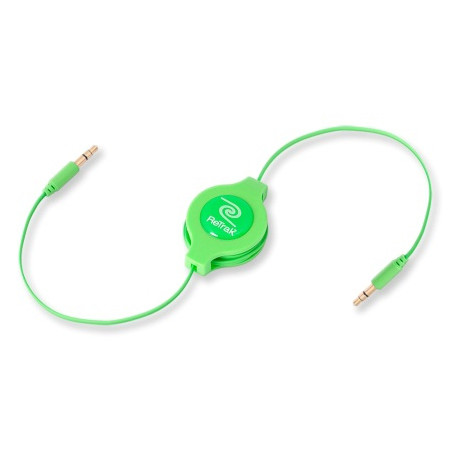 cavo jack retrak 3.5mm per mp3 verde [eucable35gn]
