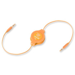 cavo jack retrak 3.5mm per mp3 arancione [eucable35or]