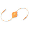 cavo jack retrak 3.5mm per mp3 arancione [eucable35or]