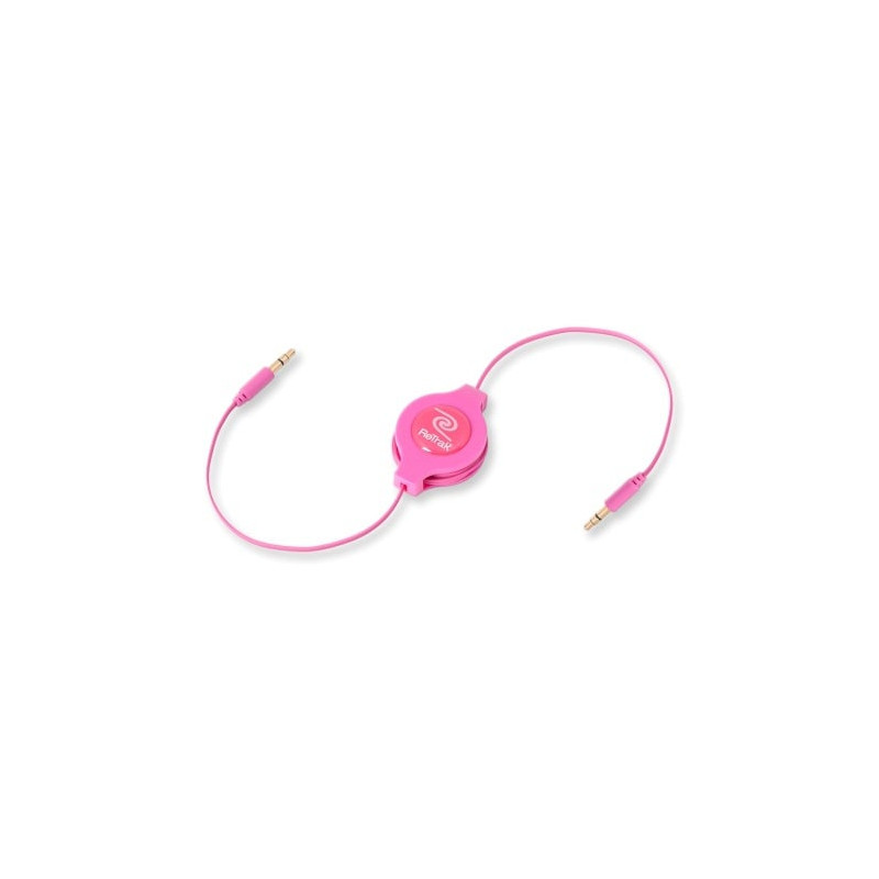 cavo jack retrak 3.5mm per mp3 rosa [eucable35pk]