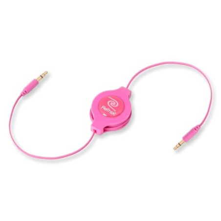 cavo jack retrak 3.5mm per mp3 rosa [eucable35pk]