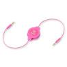 cavo jack retrak 3.5mm per mp3 rosa [eucable35pk]