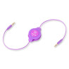 cavo jack retrak 3.5mm per mp3 viola [eucable35rl]