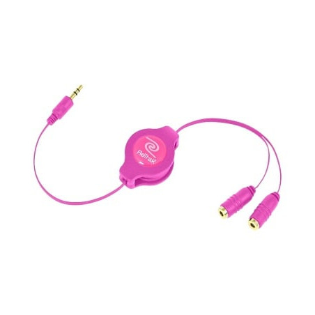 cavo jack retrak splitter rosa [eucablesplpk]