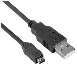 cavo nilox usb a-b m/m per fuji 2m [07nxud0200201]