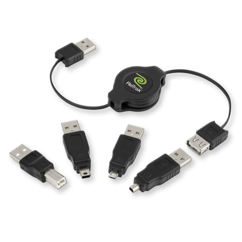 cavo retrak usb adattore intercambiabile [eucableru2m]