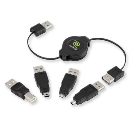 cavo retrak usb adattore intercambiabile [eucableru2m]