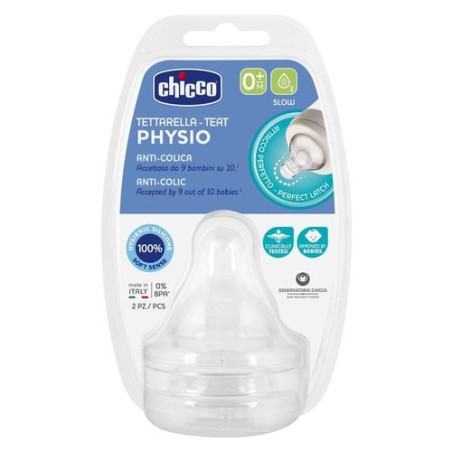tettarella chicco physio silicone 2pz 5 00203.110