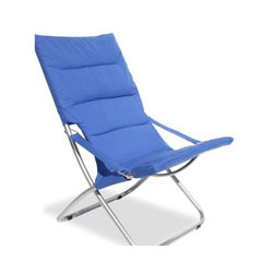 Poltrona vette in acciaio canapone blu 04906 [vette] metallo