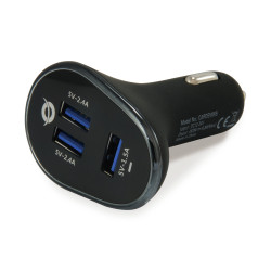 alimentatore da auto conceptronic presa accendisigari 3usb 5v [carden06b]