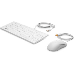 kit tastiera e mouse hp usb healthcare bianco [1vd81aa]