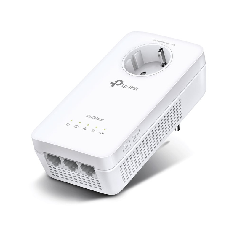 adattatore powerline tp-link 3-porte ethernet [tl-wpa8631p]