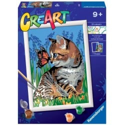 ravensburger - creart d gattino e farfalla [28935]