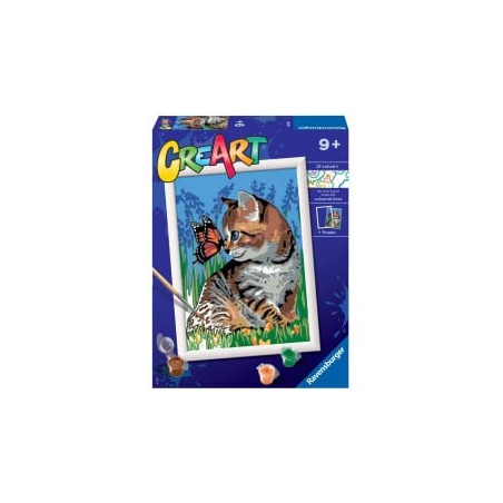 ravensburger - creart d gattino e farfalla [28935]