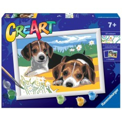 ravensburger - creart d cuccioli jack russell [28939]