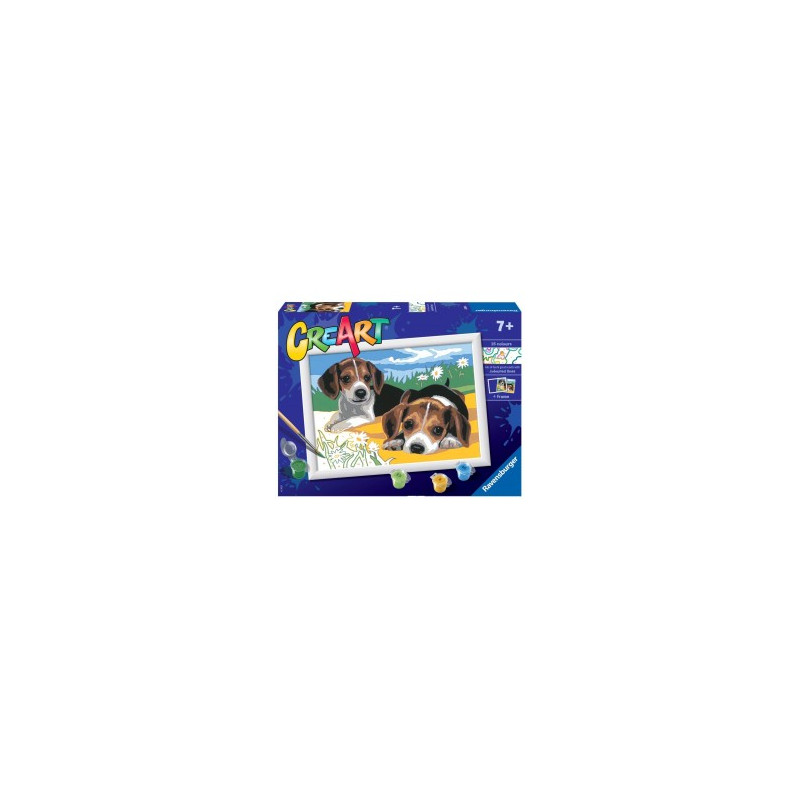 ravensburger - creart d cuccioli jack russell [28939]