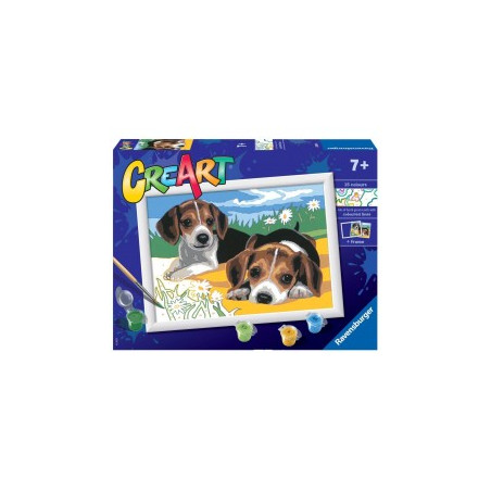 ravensburger - creart d cuccioli jack russell [28939]