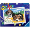 ravensburger - creart d cuccioli jack russell [28939]