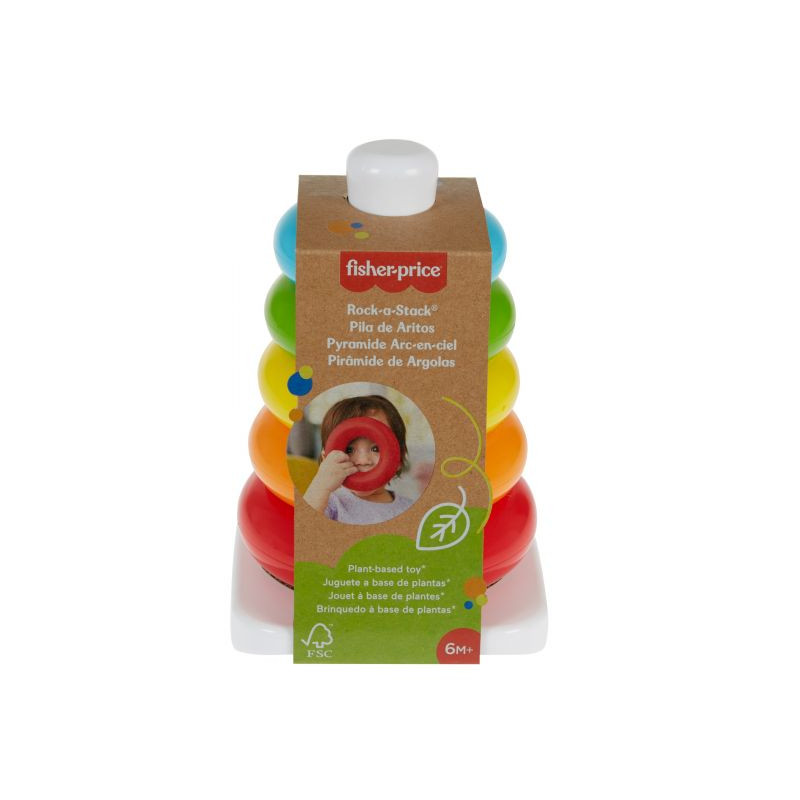 mattel fisher price - piramide 5 anelli [grf09]