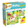 puzzle lisciani carotina baby - la fattoria