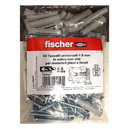 tasselli di fissaggio fischer 50pz