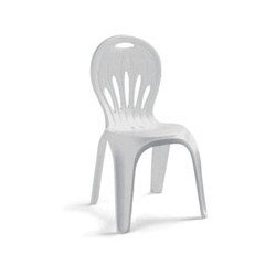 Sedia scab in resina stella di mare bianca 1185 [scab]