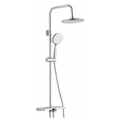 saliscendi per doccia idro bric honduras a 3 getti con mensola portaoggetti