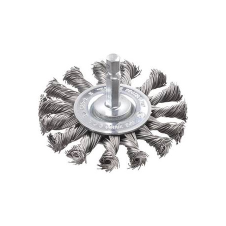 spazzola circolare kwb hss a filo d'acciaio intrecciato -