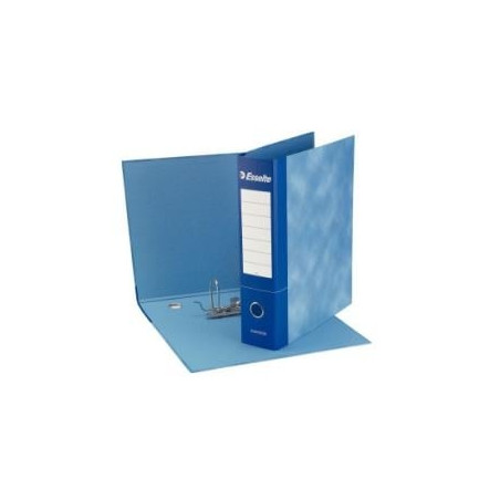 Registratore a leva esselte essential g75 blu dorso 8cm formato protocollo