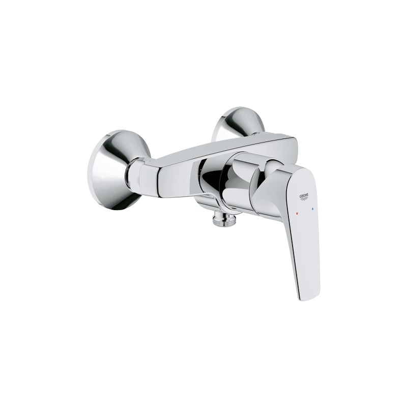 miscelatore da parete grohe per doccia monocomando cromo lucido starlight