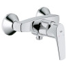 miscelatore da parete grohe per doccia monocomando cromo lucido starlight