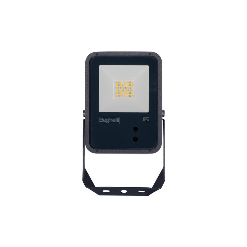 proiettore led beghelli floodlight sensor esterno 50w nero