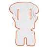 copriseggiolone italbaby con bordo arancione - 50.0040.11