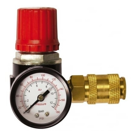 riduttore pressione stanley con manometro e valvola ad aria 1/4"