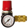 riduttore pressione stanley con manometro e valvola ad aria 1/4"