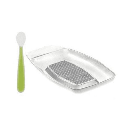 grattuggia/cucchiaio chicco per frutta silicone 6m+