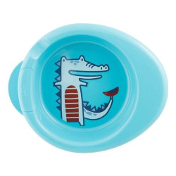 piatto pappacalda chicco bimbo 6Î?+ blu