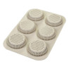 stampo hamburger silikomart in silicone 6pz 21001130065
