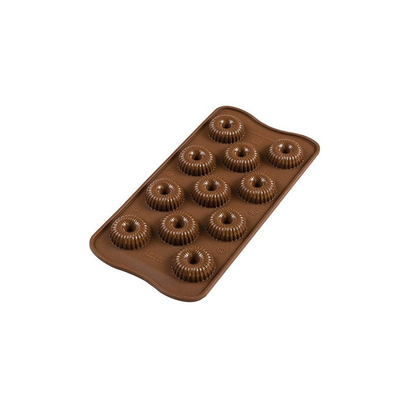 stampo silikomart in silicone cioccolato crown 11pz 26149770065