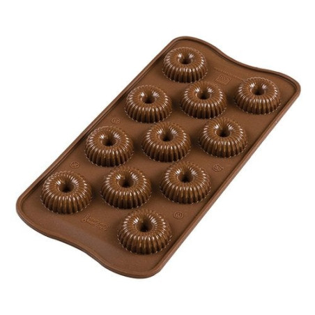 stampo silikomart in silicone cioccolato crown 11pz 26149770065