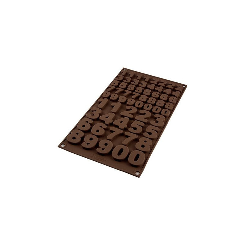 stampo silikomart in silicone cioccolato 60 numeri 26174770065