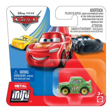 mattel - mini racers cars personaggi di film e tv playset