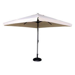 ombrellone amicasa alluminio 3x3m grigio/ecru'