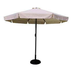 ombrellone amicasa alluminio 3m grigio/ecru'