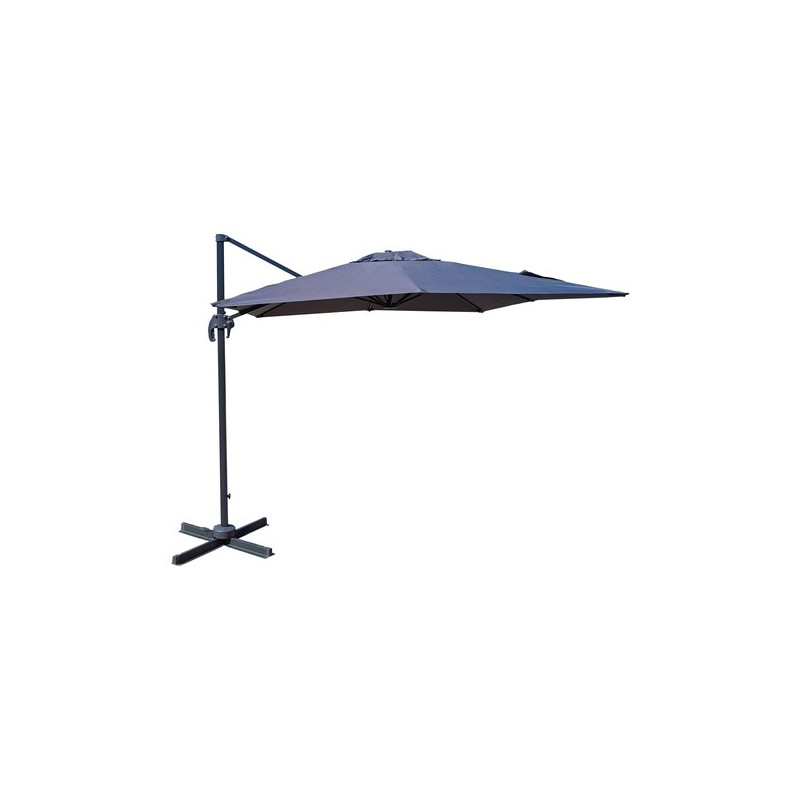 ombrellone parasole amicasa osaka 2.5x2.5m grigio