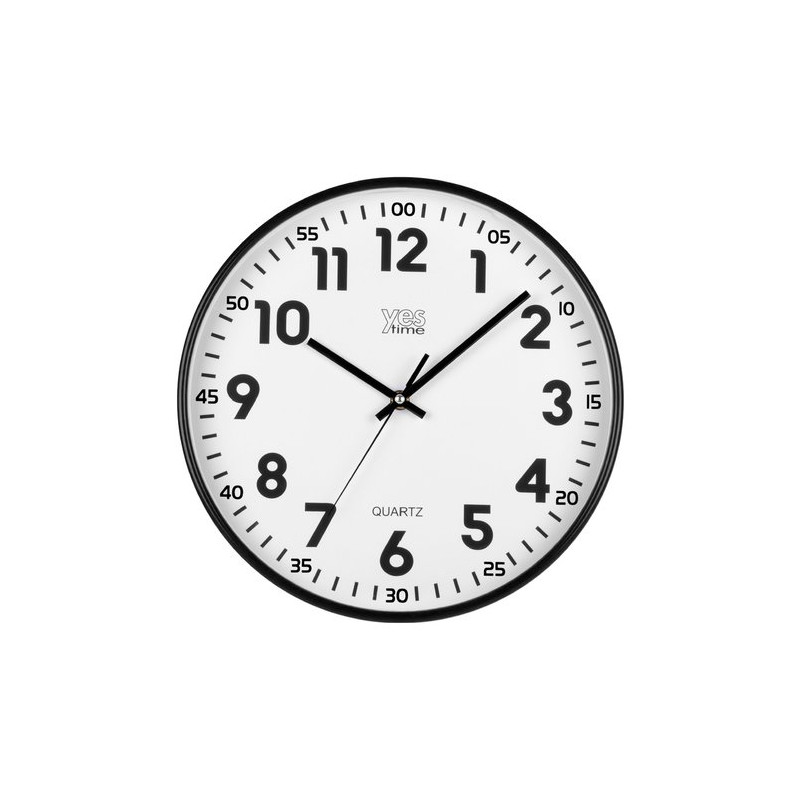 orologio da parete lowell d30cm nero 00720yn