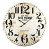 orologio parete lowell d60cm mdf bianco 21486
