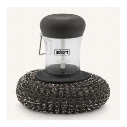 spugna di metallo weber per pulizia plancha 6209